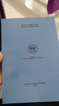 Image of MODUL PRAKTIKUM APLIKASI KOMPUTER
