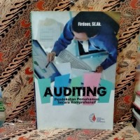 Image of AUDITING pendekatan pemahaman secara komprehensif